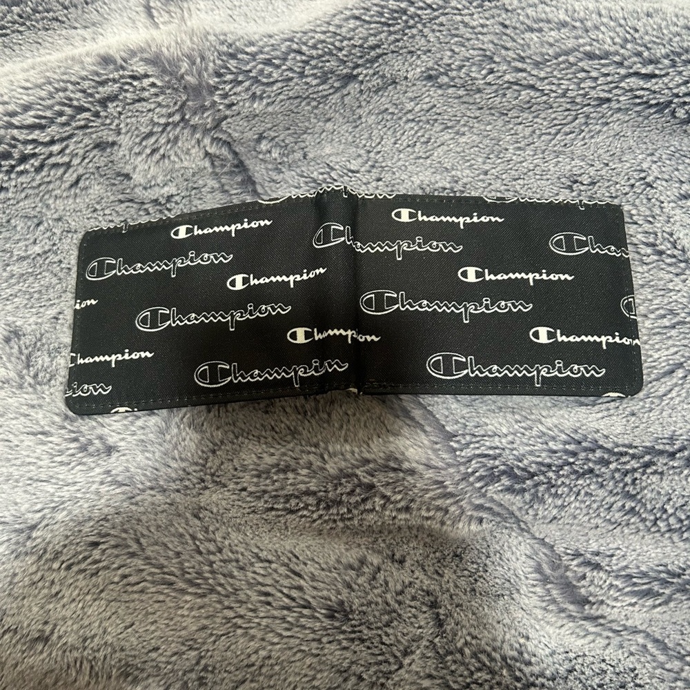 Champion Black and White Logo Wallet